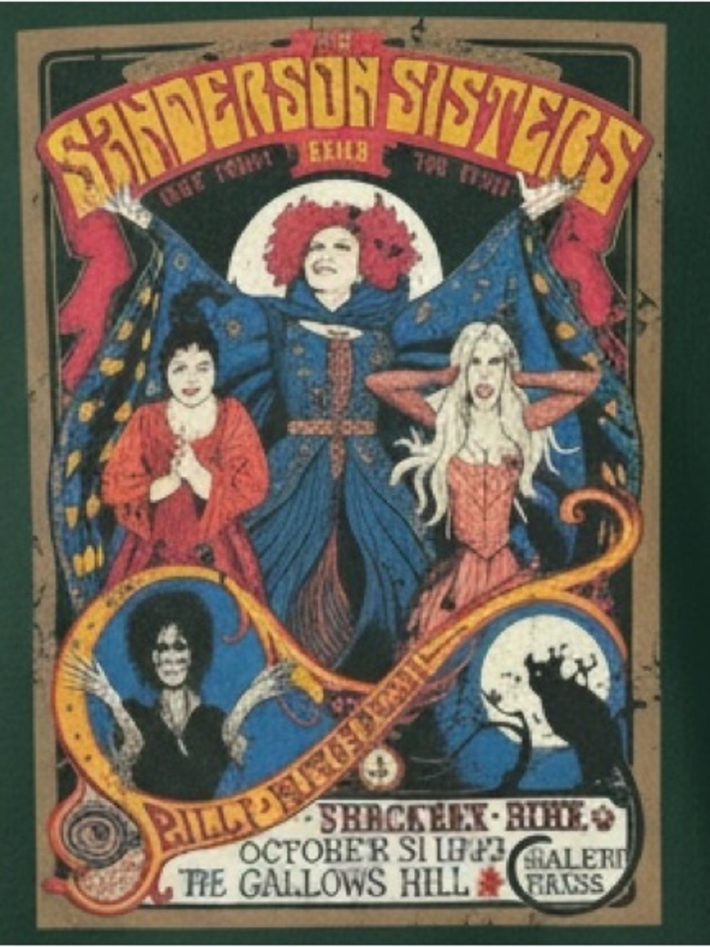 Hocus Pocus Sweatshirt Live Back From The Dead Sanderson Sisters Vintage Graphic